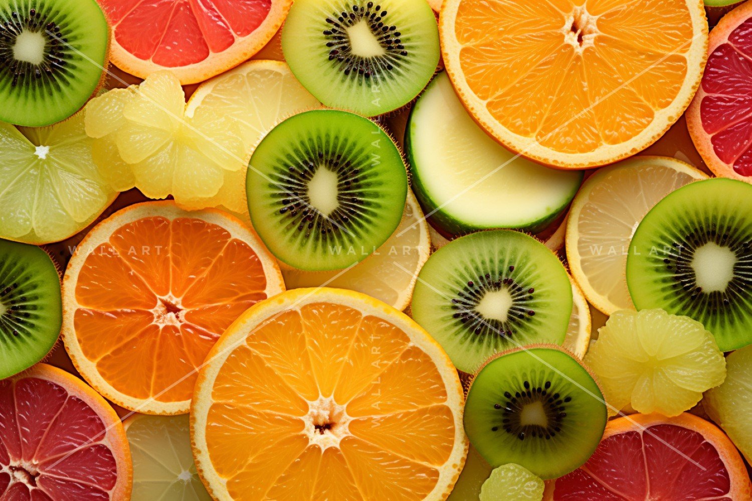 Citrus Fruits Background flat lay 62