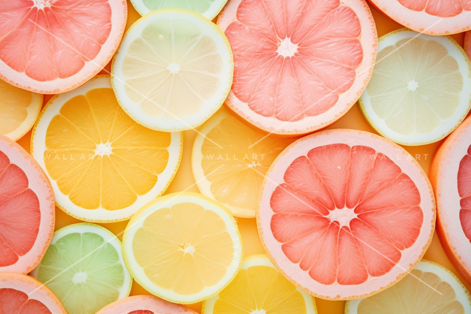 Citrus Fruits Background flat lay 69