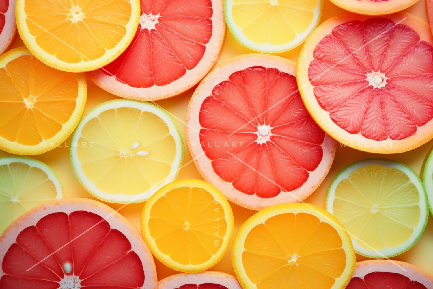 Citrus Fruits Background flat lay 73