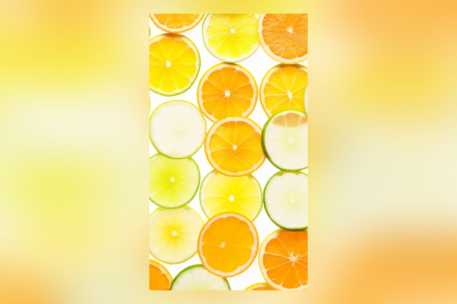 Citrus Fruits Background flat lay on white Background 87