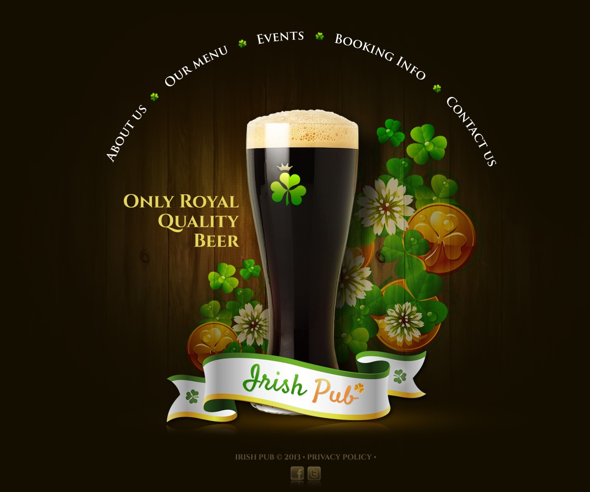 Pub Website Template