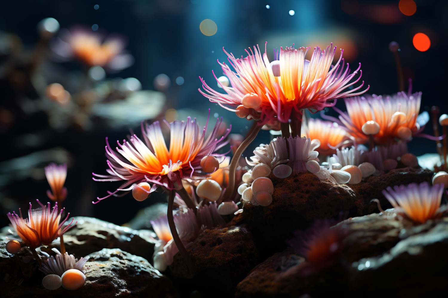 Underwater crystal flowers plant Wallpaper 35