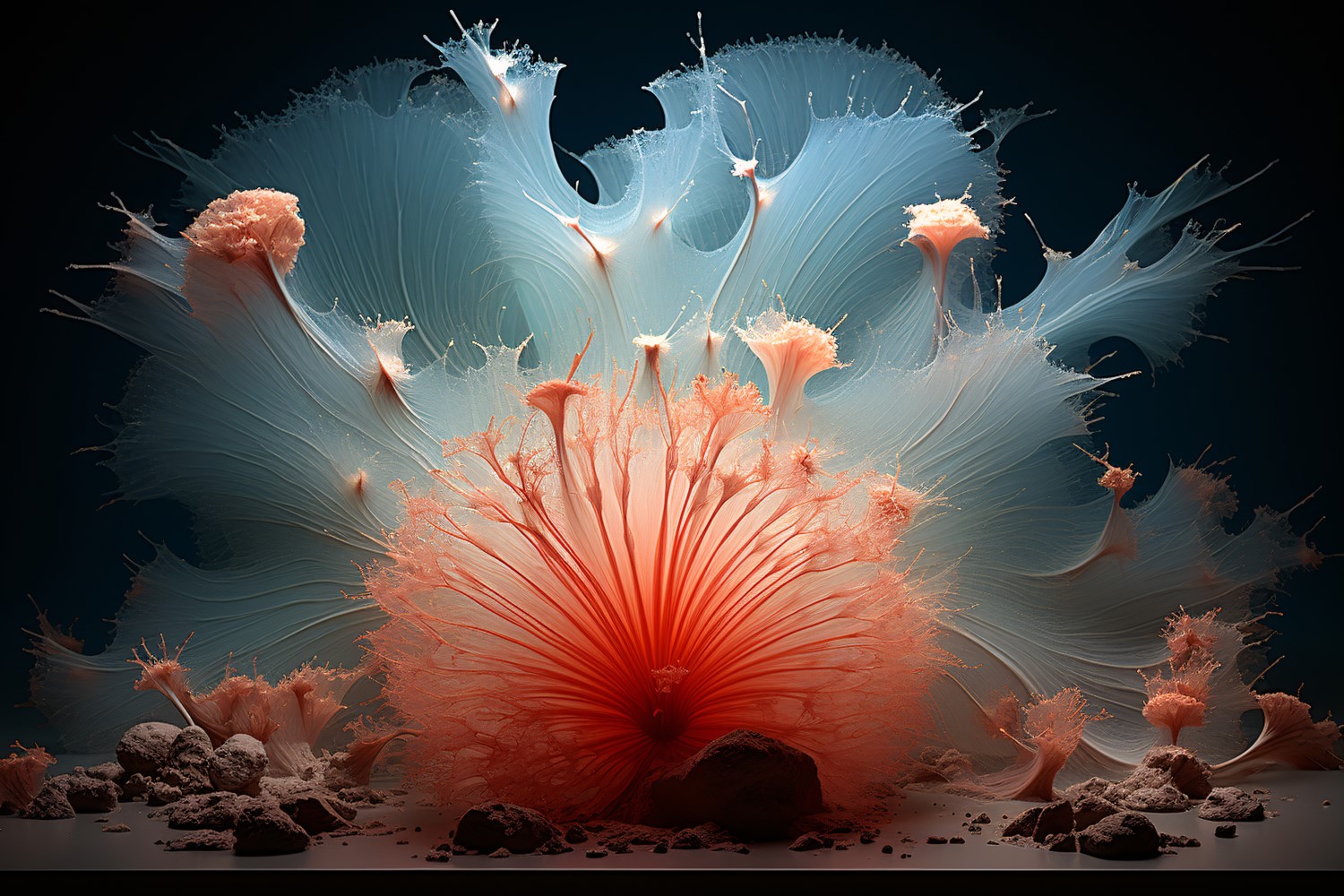 Colourful underwater plant Sea Anemone Scene 46