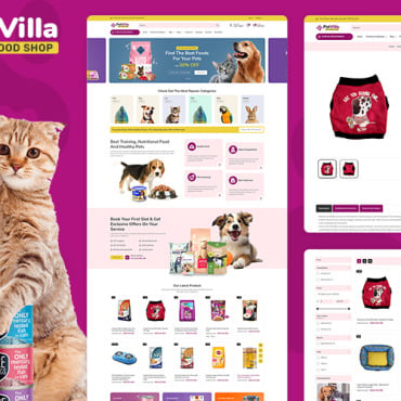 Animal Cat Shopify Themes 419085
