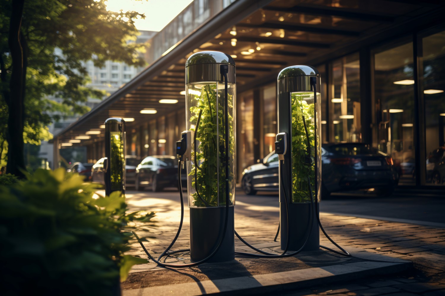 Electric Cars and bike charging stations 33