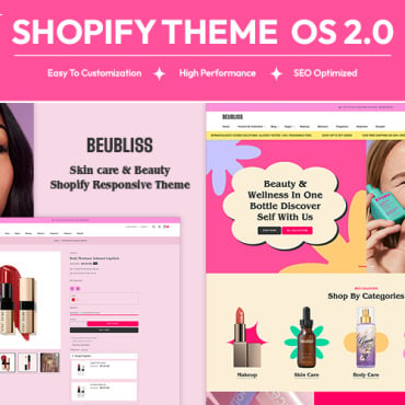 Beauty Cosmetic Shopify Themes 419706