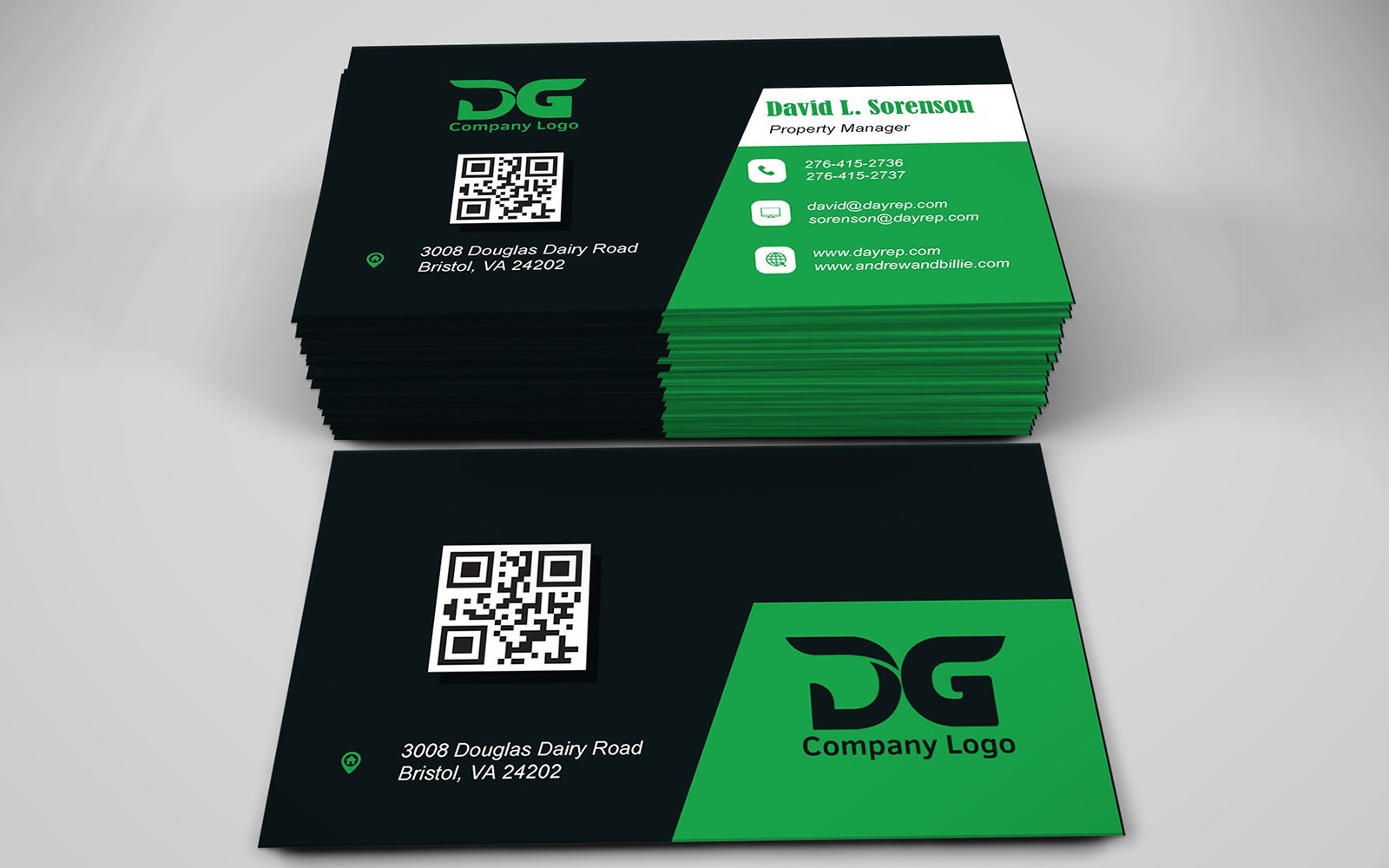 Contemporary Business Cards for the Modern Entrepreneur