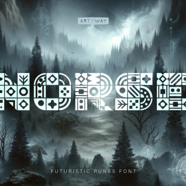 Runic Geometric Fonts 420057