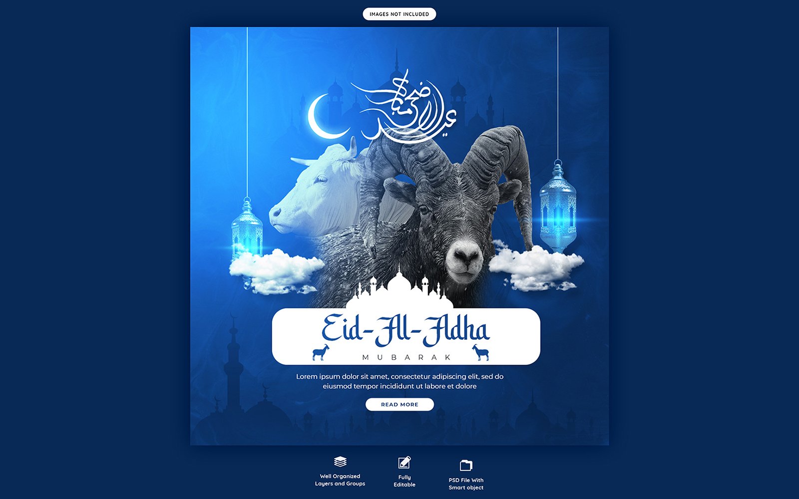 Eid Al Adha Mubarak Social Media Post