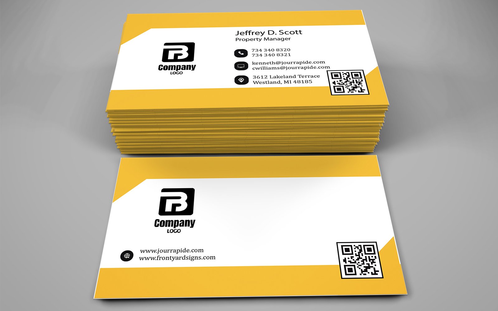 Elegant Business Card for Modern Executives