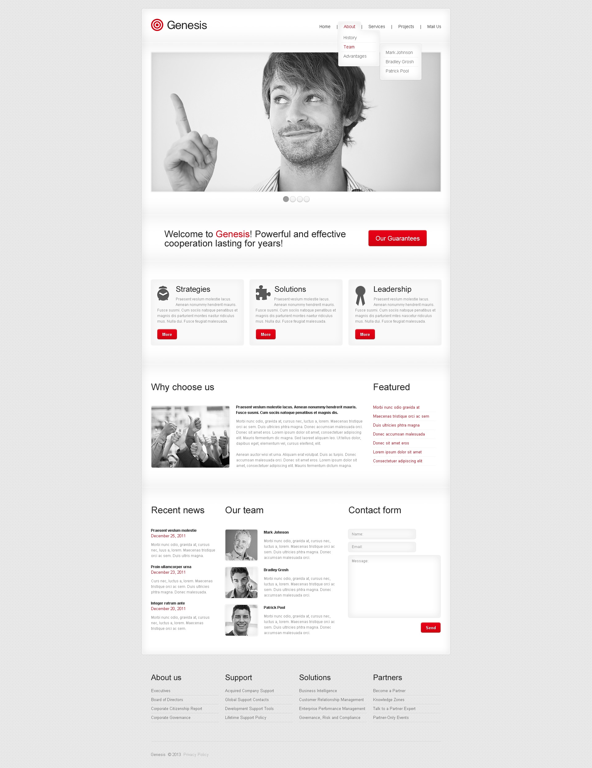 Advertising Agency Website Template