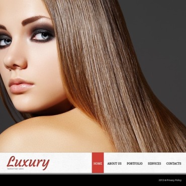 Hair Salon Responsive Website Templates 42344