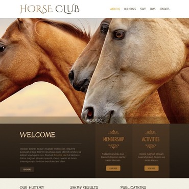 Club House Responsive Website Templates 42521