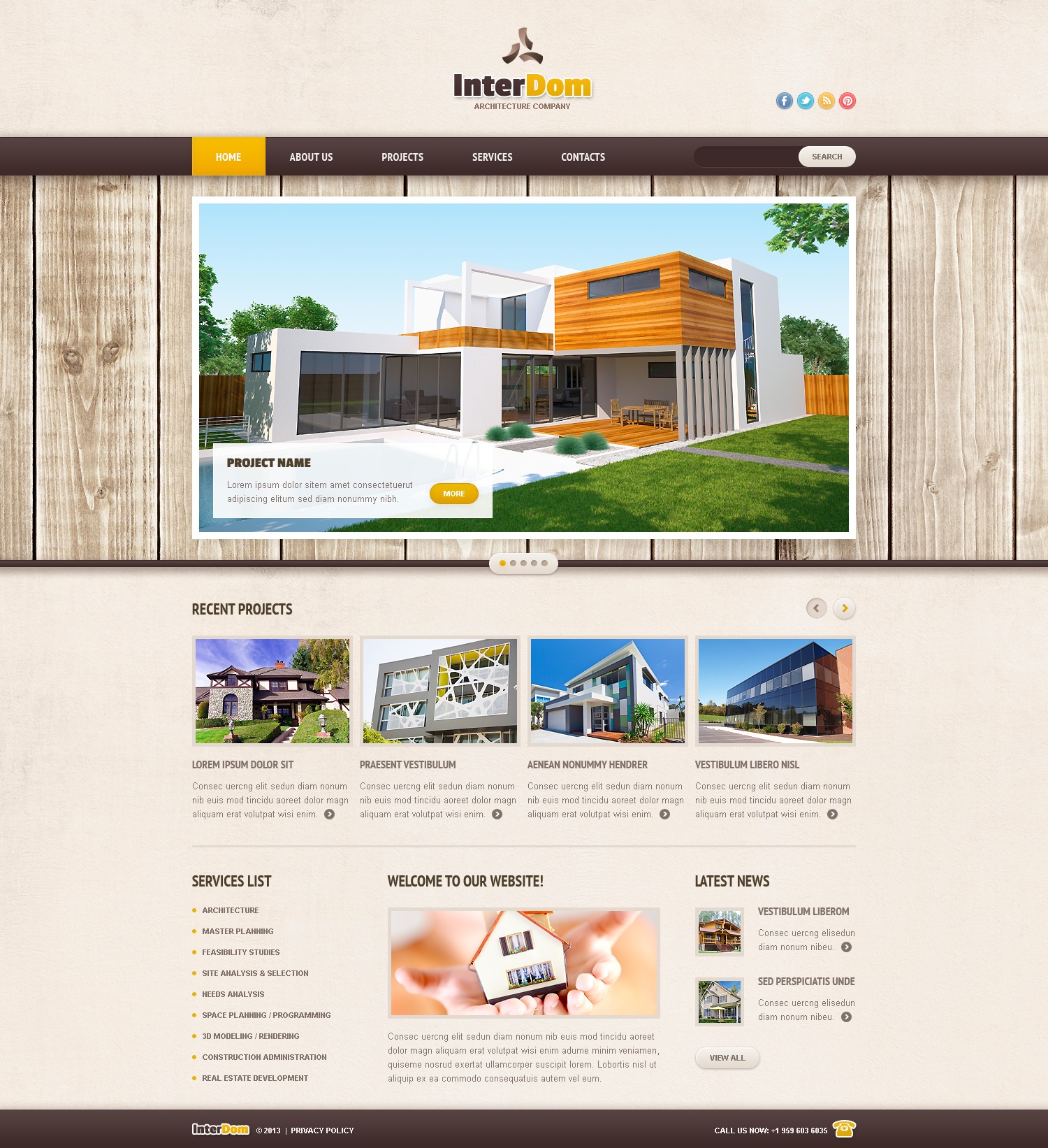 Construction Company Responsive Website Template