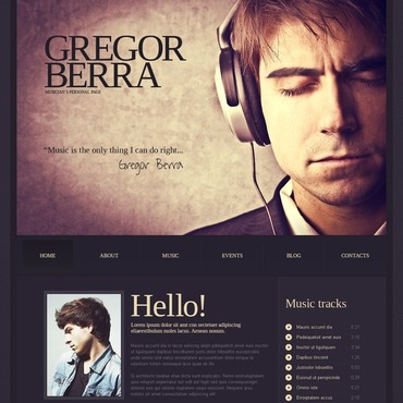 Berra Singer Responsive Website Templates 42833