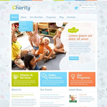 Children Organization WordPress Themes 43375