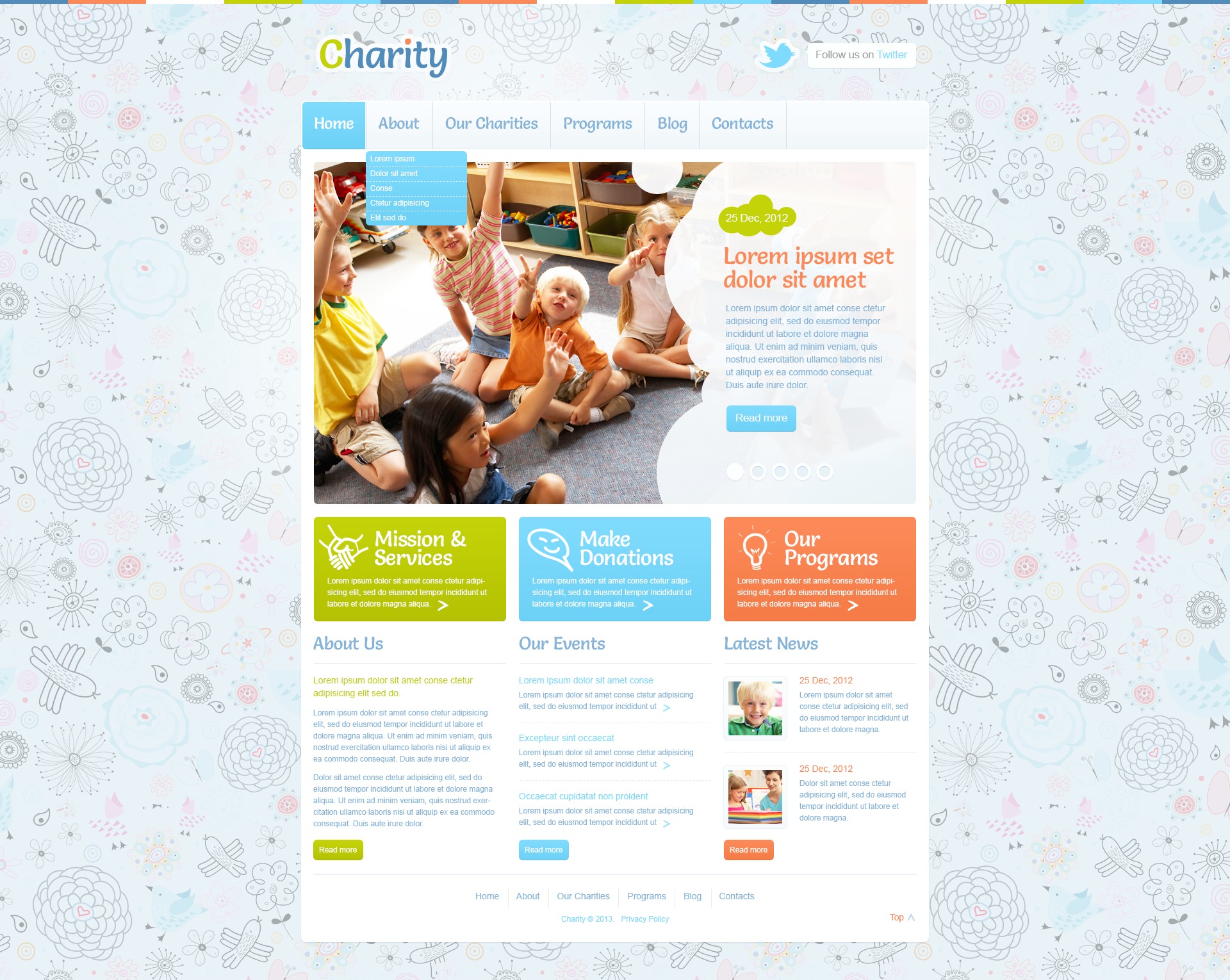 Children Charity WordPress Theme