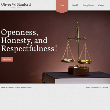 W. Stanford Responsive Website Templates 43586