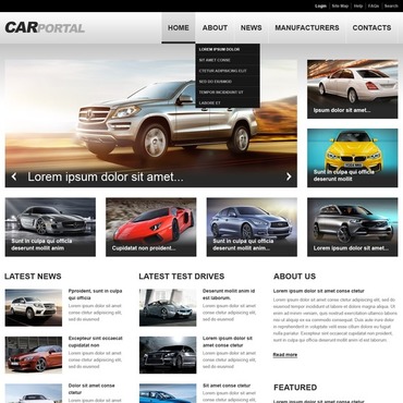 Auto Improvement Responsive Website Templates 43742