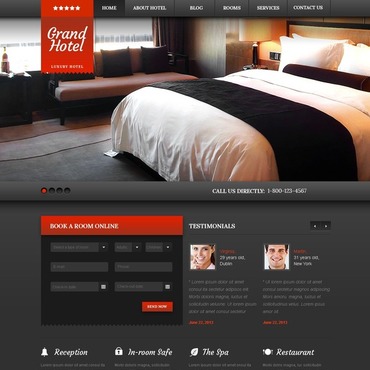 Hotel Luxury WordPress Themes 43791