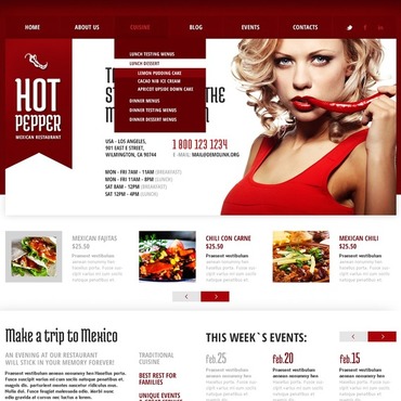 Papper Mexican WordPress Themes 43854