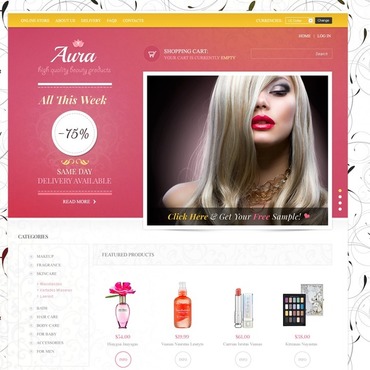 <a class=ContentLinkGreen href=>VirtueMart Templates</a></font> cosmetique e-boutique 43997