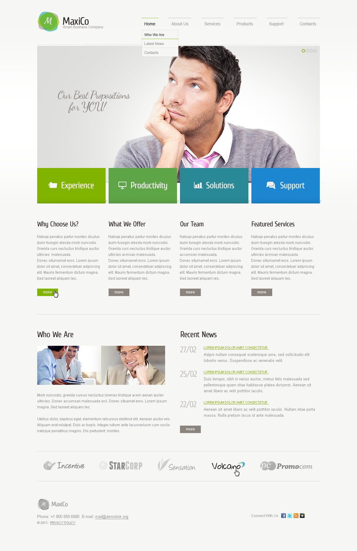 Consulting Responsive Website Template