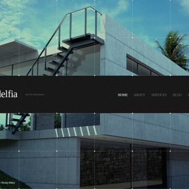 Architecture Company Responsive Website Templates 44062