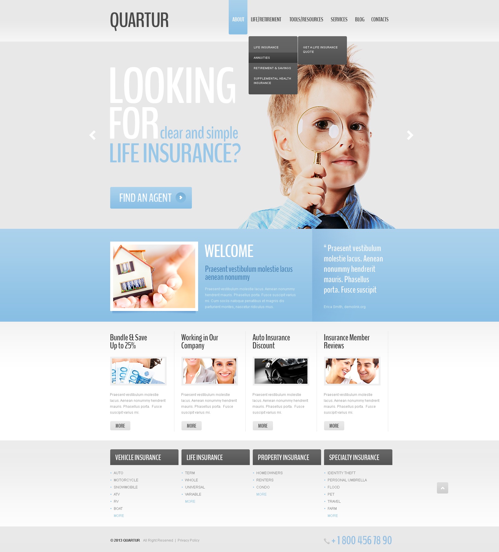 Management Company Website Template