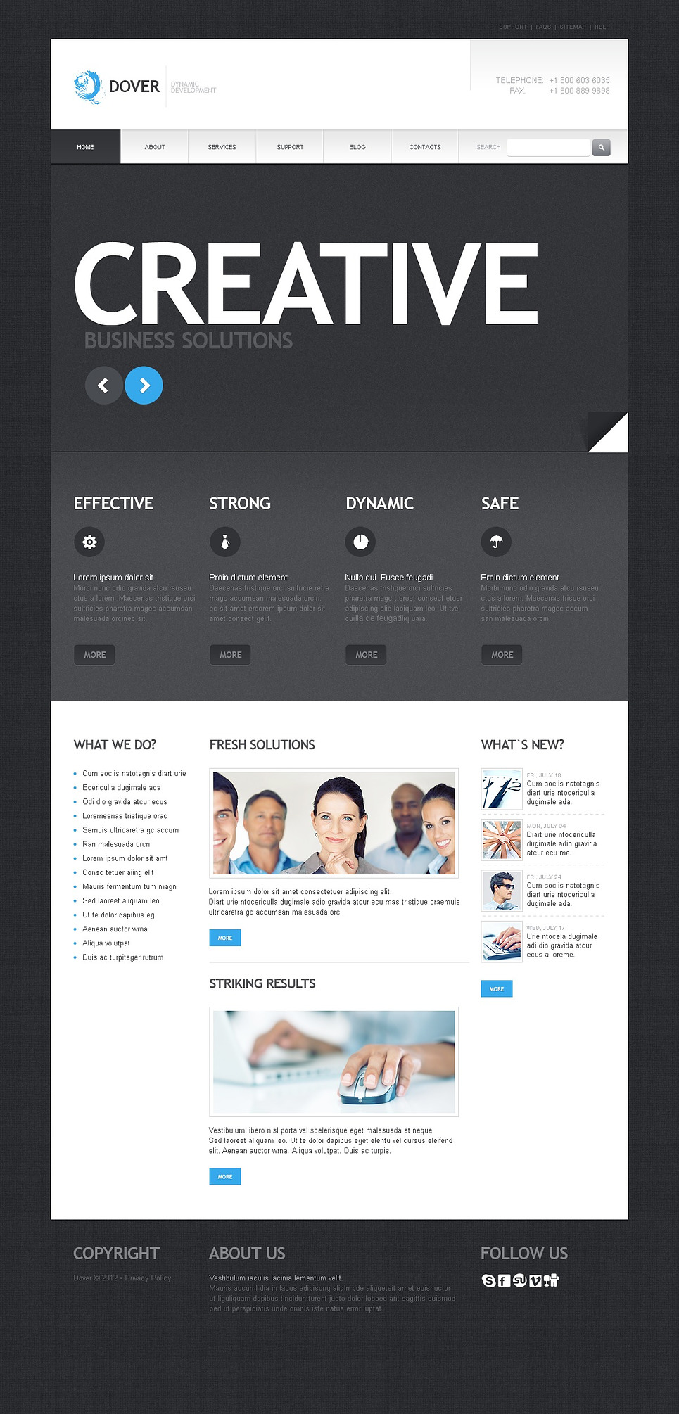 Creative Consulting Joomla Template #44184