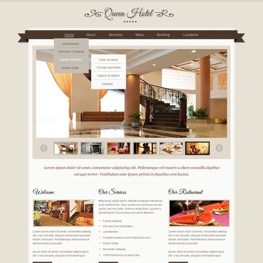 Hotel Royal Responsive Website Templates 44197