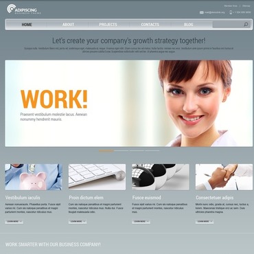 Business Success Responsive Website Templates 44202