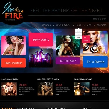 & Fire Responsive Website Templates 44380