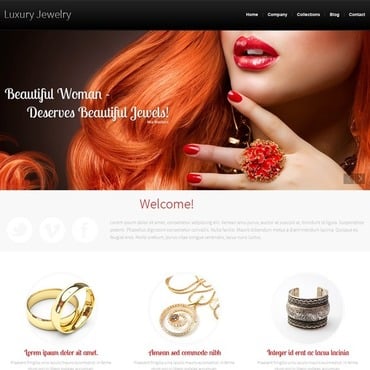 Brand Collections Responsive Website Templates 44502
