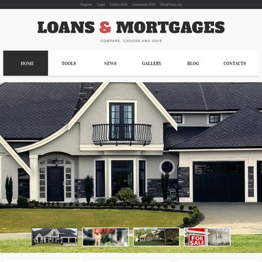 Mortgages Company WordPress Themes 44517