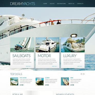 Yachts Yacht Drupal Templates 44697