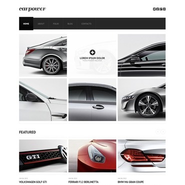 Cars Portal Responsive Website Templates 44822