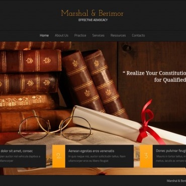 Berimor Lawyers Responsive Website Templates 44916