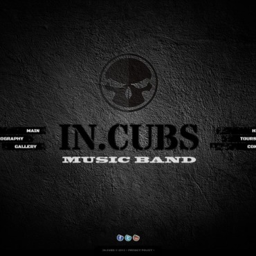 Cubs Music Responsive Website Templates 44966