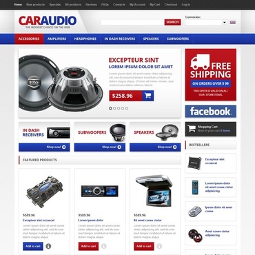 Audio Online ZenCart Templates 45027