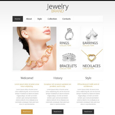Brand Collections Responsive Website Templates 45218