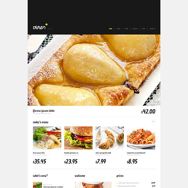 European Restaurant WordPress Themes 45241