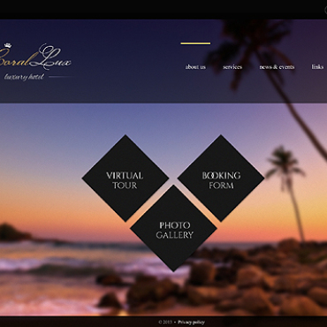 Hotel Traditional Responsive Website Templates 45254