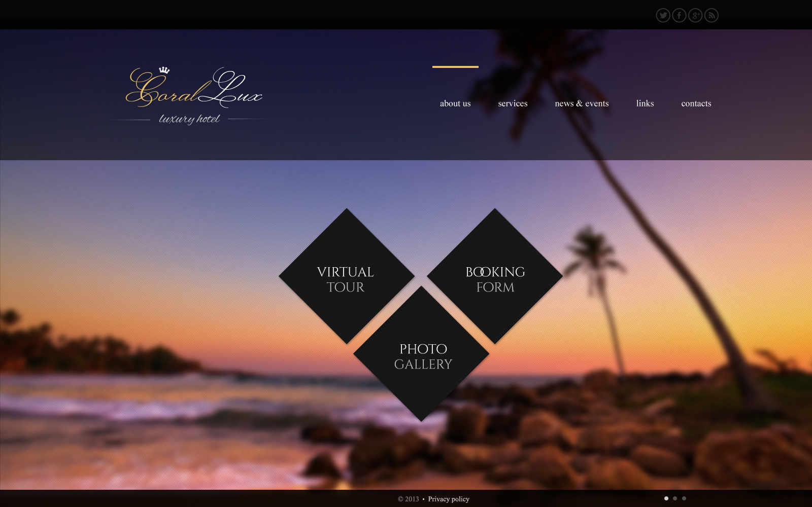 Hotels Website Template