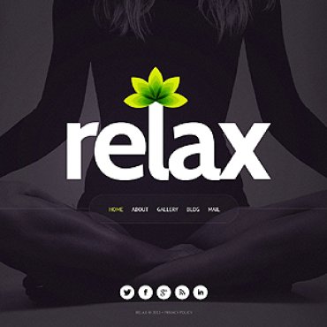 Yoga Class Responsive Website Templates 45317