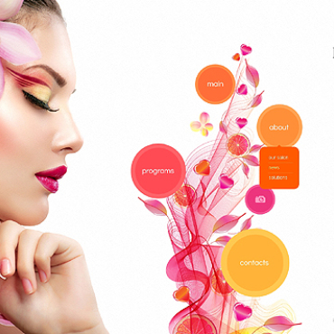Beauty Salon Responsive Website Templates 45344