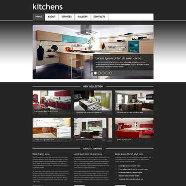 Interior Design Responsive Website Templates 45404