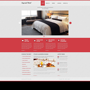 Hotel Traditional Drupal Templates 45485