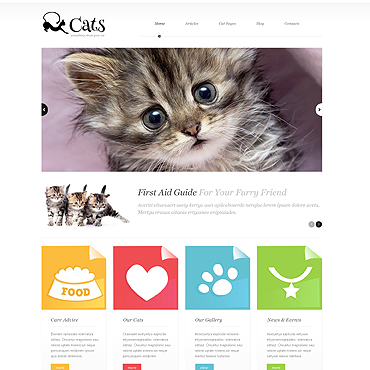 Kitten Cat WordPress Themes 45582
