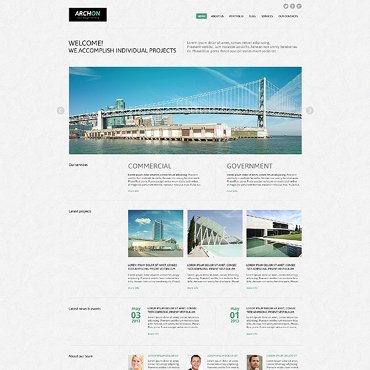 Architecture Company Joomla Templates 45601